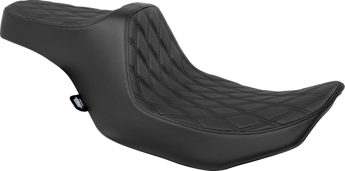 Drag Specialties Predator III Seat – Double Diamond – Black – FLT/FLH '23-'24 – view 4