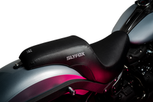 Slyfox Lowrider Drifter Seat – Gray Logo – Smooth Vinyl – Carbon Fiber – FXLR/FLSB '18-'24 – view 2