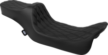 Drag Specialties Predator III Seat – Extended Reach – Double Diamond – Black – FLH/FLT '08-'24
