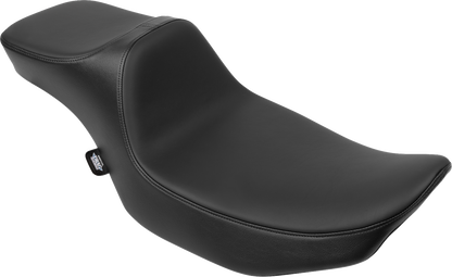 Drag Specialties Extended Reach Predator III Seat – Vinyl/Solar Reflective Leather – Slipstop – FLH/FLT '23-'24