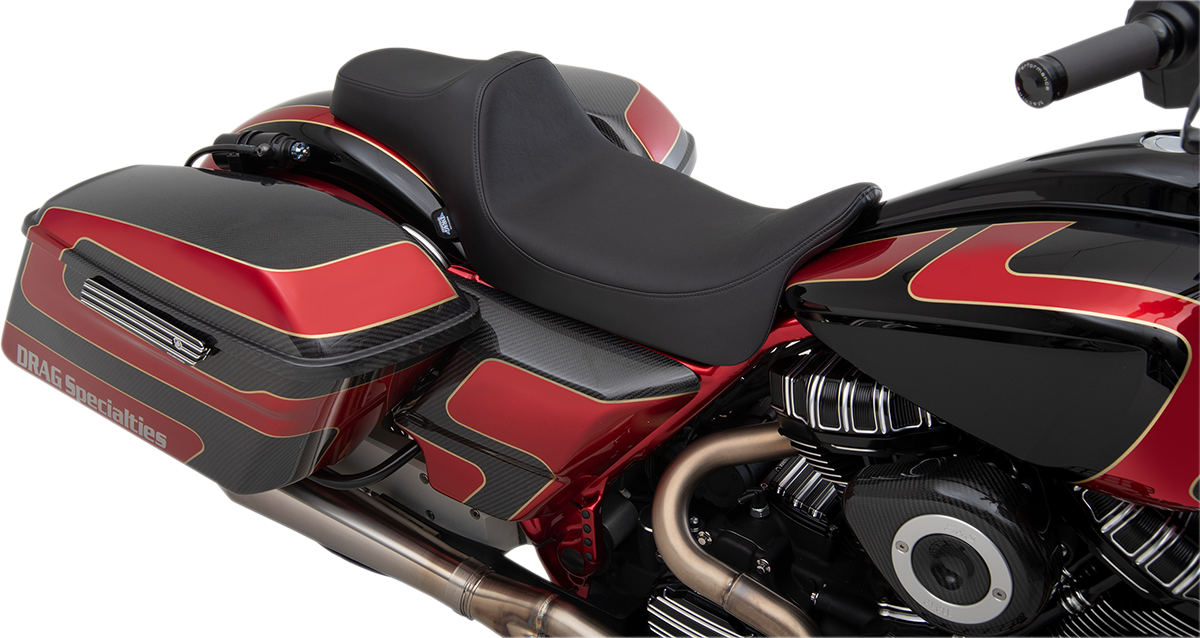 Drag Specialties Predator III Seat – Extended Reach – Smooth – FL '08-'23 – view 3