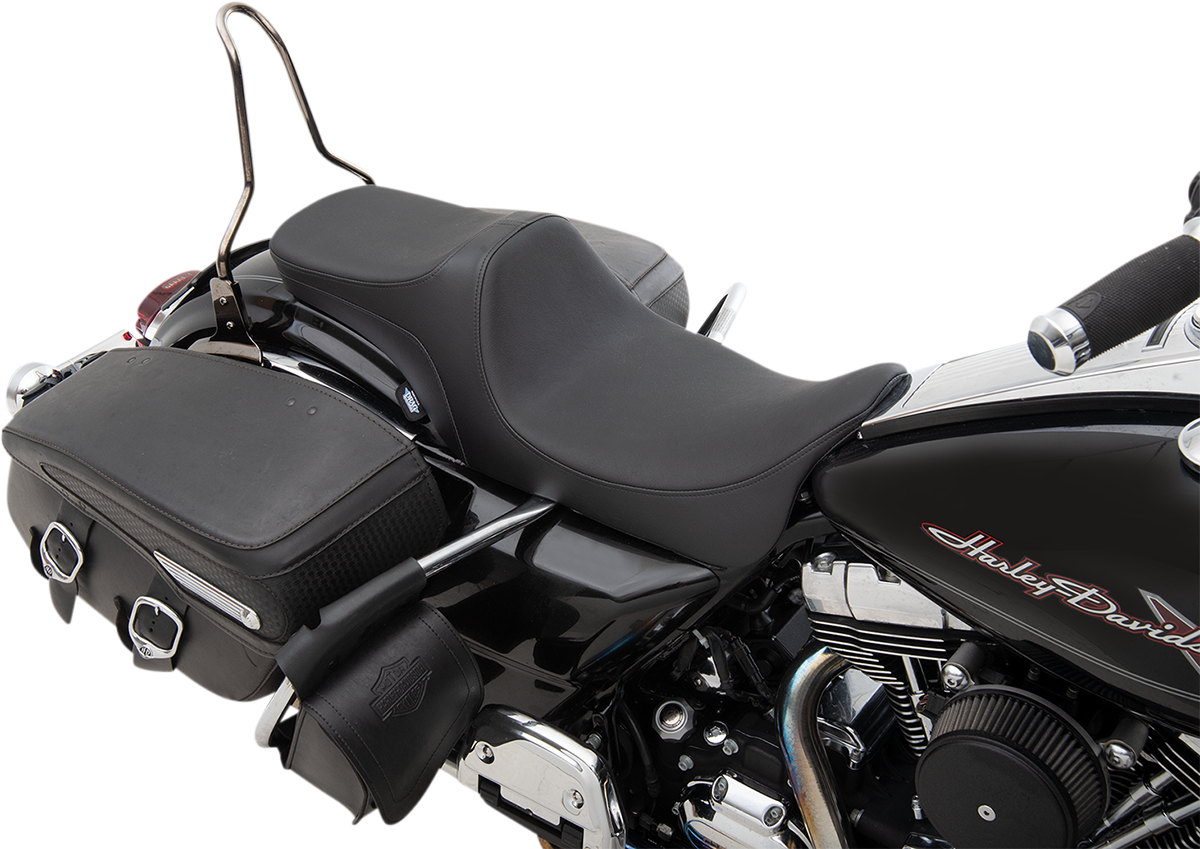 Drag Specialties Predator III 2-Up Seat – Smooth – FL '08-'23