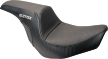 Slyfox Lowrider Drifter Seat – Gray Logo – Smooth Vinyl – Carbon Fiber – FXLR/FLSB '18-'24