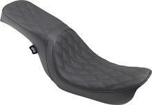Drag Specialties Predator 2-Up Seat – Double Diamond – Black – FXD/FLD '06-'17