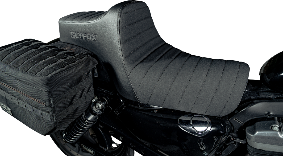Slyfox High Noon Seat – Vinyl – Classic Stitch – Black Logo – Black Stitch – XL '04-'22 – view 2
