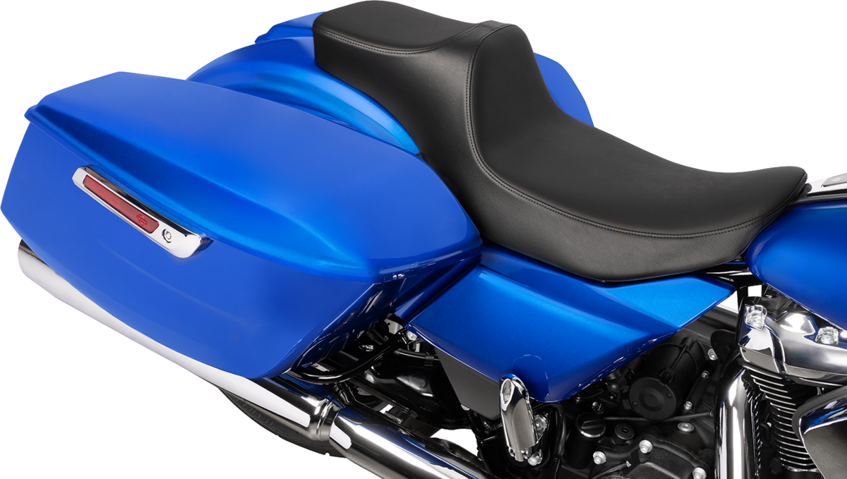 Drag Specialties Extended Reach Predator III Seat – Vinyl/Solar Reflective Leather – Slipstop – FLH/FLT '23-'24 – view 3