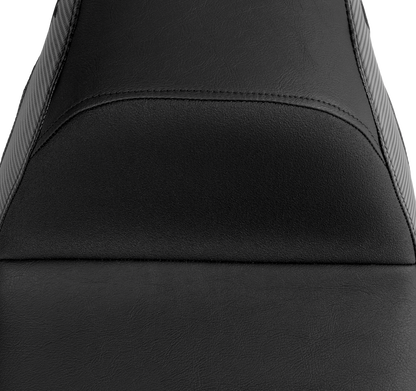 Slyfox Drifter Seat – Black Logo – Smooth Vinyl – Carbon Fiber – FL '08-'23 – view 6