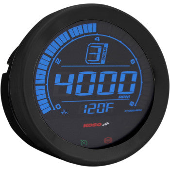 HD-02R | Tachometer | for Harley-Davidson | Silver + Black