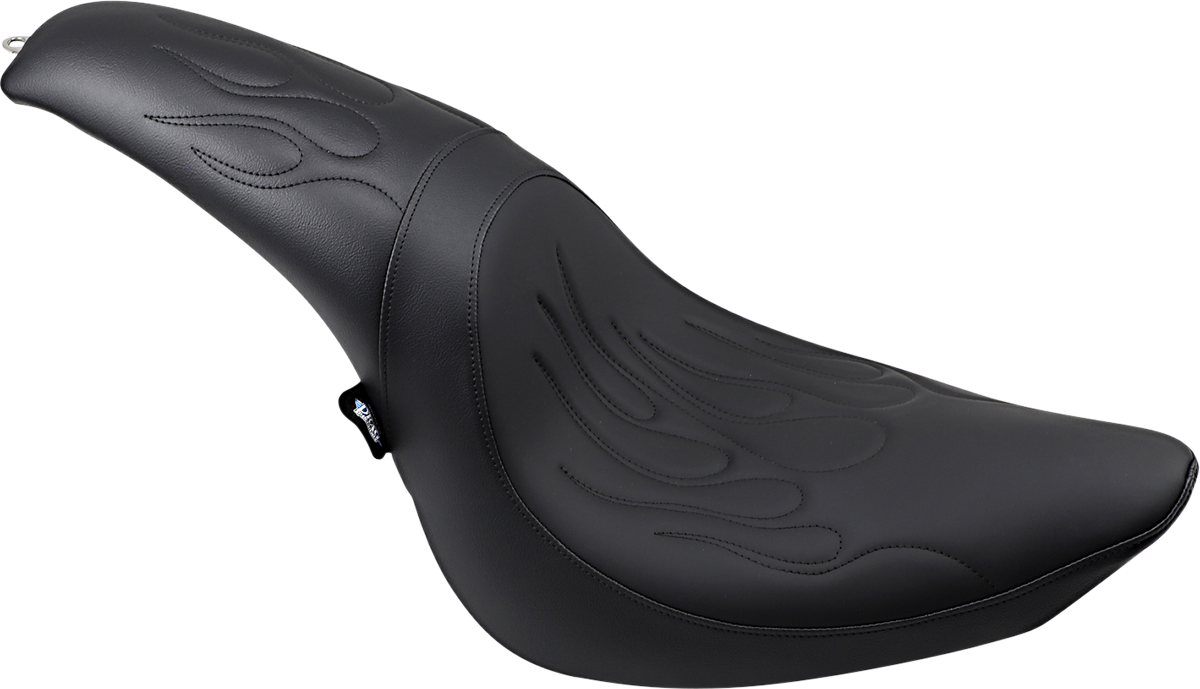 Drag Specialties Predator Seat – Black – Flame Stitched – FL/FX '06-'17