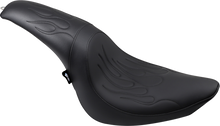 Drag Specialties Predator Seat – Black – Flame Stitched – FL/FX '06-'17