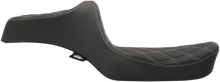 Drag Specialties Predator III Seat – Double Diamond – Silver Stitching – XL '82-'03 – view 2