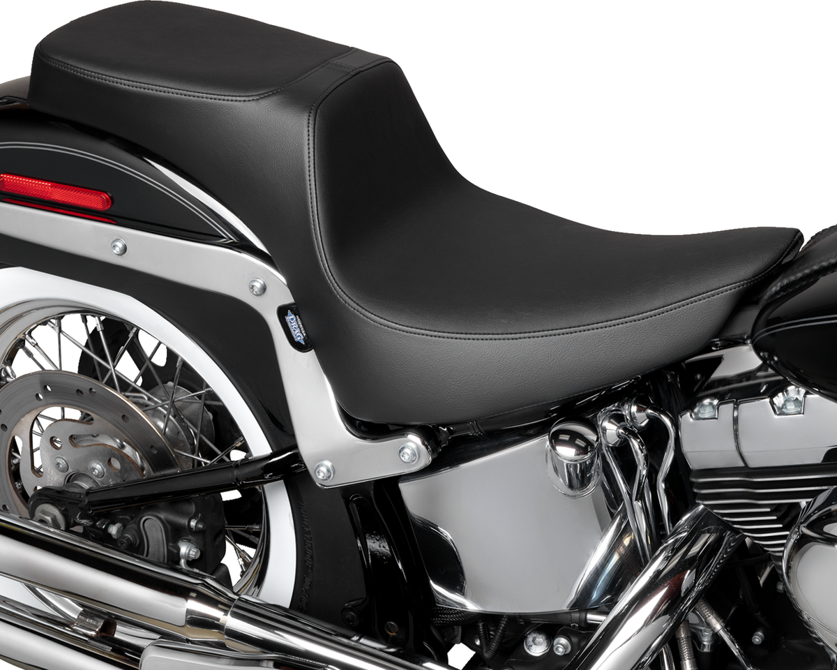 Drag Specialties Performance Predator 2-Up Seat – Vinyl – Smooth – FL '00-'17
