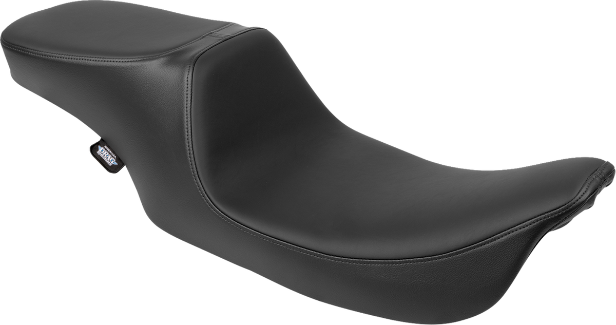 Drag Specialties Predator 2-Up Seat – Solar Leather – Smooth – w/o Backrest – FL '97-'07