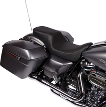 Drag Specialties Predator 2-Up Seat – Solar Leather – Smooth – w/ Backrest Receptacle – FL '08-'23 – view 2