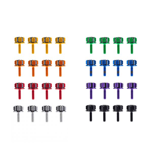 AdvanBlack Axion CNC-Machined Aluminum Saddlebag Security Knobs