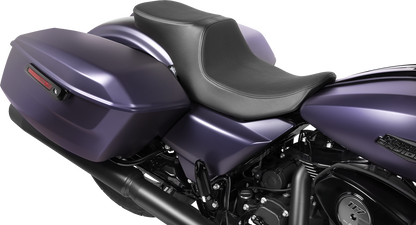 Drag Specialties Predator 2-Up Seat – Vinyl – Smooth – w/o Backrest – FLTR/FLHX '23-'24 – view 3