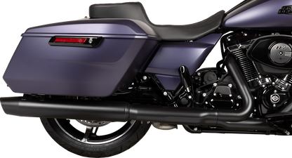 Drag Specialties Performance Predator 2-Up Seat – Vinyl – Black Double Diamond Stitch – FLHX/FLTR '23-'24 – view 4
