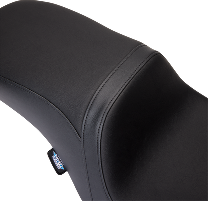 Drag Specialties Predator 2-Up Seat – Vinyl – Black – Smooth – w/o Backrest – FLH/FLT '08-'24 – view 4