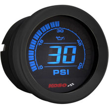 HD-02P | Medidor de presión de aceite | para Harley-Davidson® | Plata + Negro