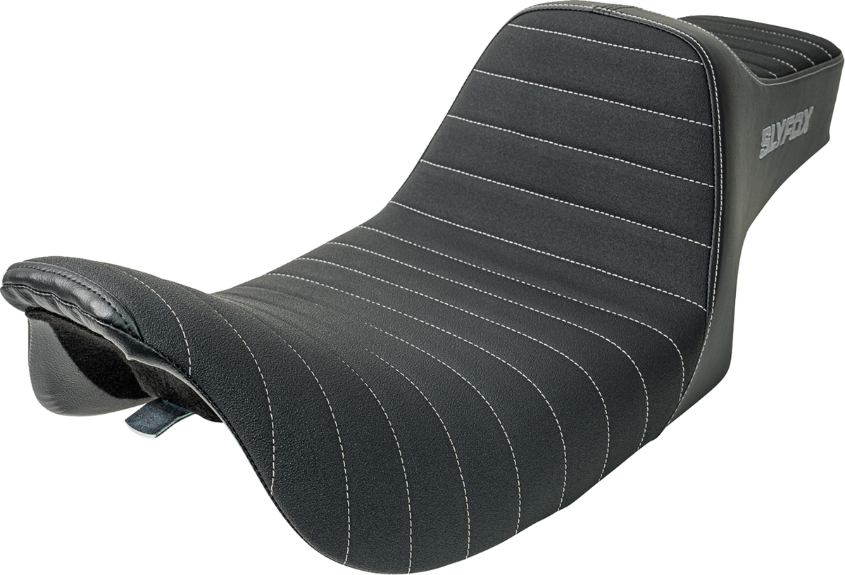 Slyfox High Noon Seat – Vinyl – Classic Stitch – Gray Logo – FL '97-'07 – view 3