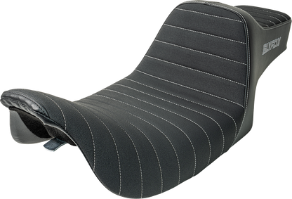 Slyfox High Noon Seat – Vinyl – Classic Stitch – Gray Logo – FL '97-'07 – view 3