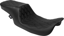 Drag Specialties Predator 2-Up Seat – Vinyl – Double Diamond – Black Stitching- w/o Backrest – FL '97-'07 – view 2