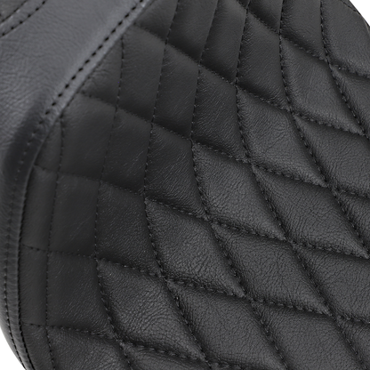 Drag Specialties Predator III Seat – Diamond Stich w/ Black Thread – XL '57-'78 – view 2