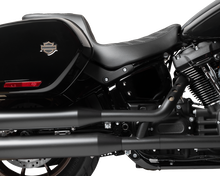 Drag Specialties Predator 2-Up Seat – Vinyl – Double Diamond – Silver Stitching – FLSB/FXLRS '18-'24 – view 2