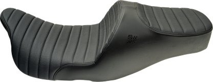 Slyfox Chariot Seat – Black Classic Stitch – Black Logo – FLH/FLT '09-'23.5 – view 2