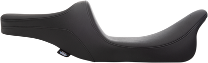Drag Specialties Predator III 2-Up Seat – Smooth – Black – FL '99-'07 – view 2