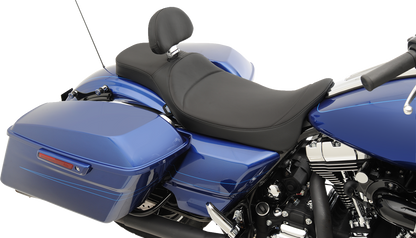 Drag Specialties Extended Reach Predator Seat – Mild Stitched – Backrest Recepticle – FL '08-'24 – view 6