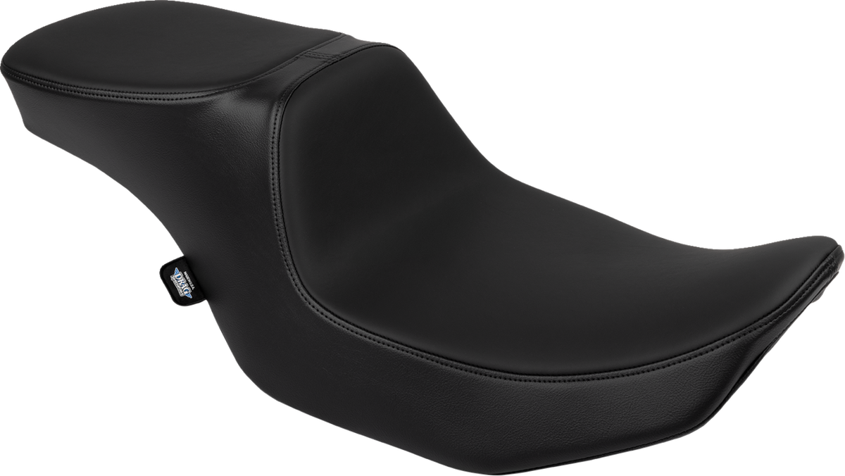 Drag Specialties Predator 2-Up Seat – Solar Leather – Smooth – w/o Backrest – FLT/FLH '23-'24