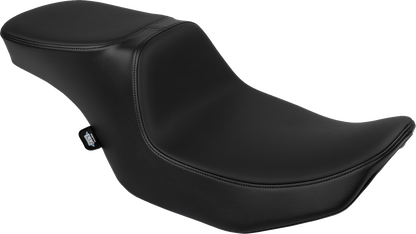 Drag Specialties Predator 2-Up Seat – Solar Leather – Smooth – w/o Backrest – FLT/FLH '23-'24