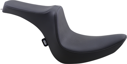 Drag Specialties Predator III 2-Up Seat – Vinyl – Smooth – Black – Softail '06-'17