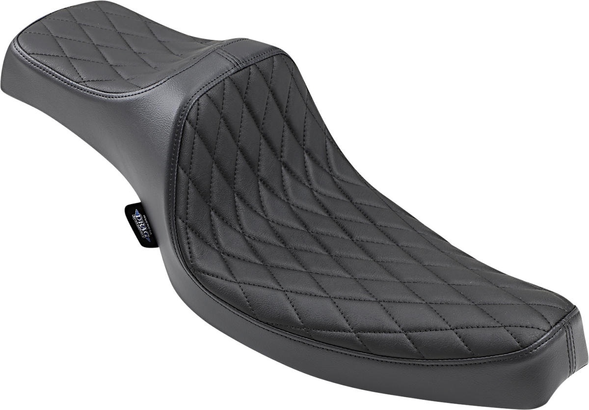 Drag Specialties Predator III Seat – Diamond Stich w/ Black Thread – XL '57-'78