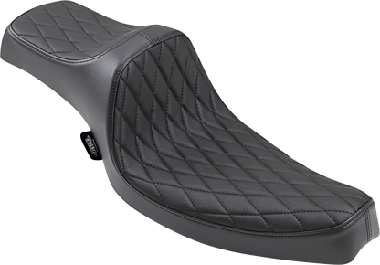 Drag Specialties Predator III Seat – Diamond Stich w/ Black Thread – XL '57-'78