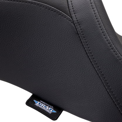 Drag Specialties Predator 2-Up Seat – Vinyl – Smooth – w/o Backrest – FLH/FLTR '08-'24 – view 3