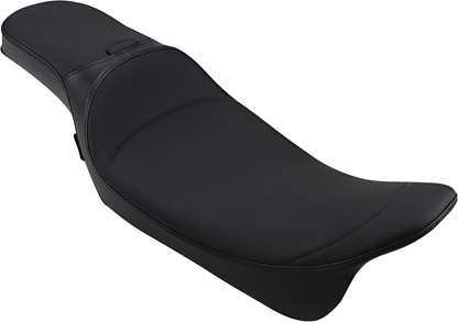 Drag Specialties Extended Reach Predator Seat – Mild Stitched – Backrest Recepticle – FL '08-'24