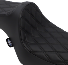 Drag Specialties Predator III Seat – Double Diamond – Black Stitching – XL '82-'03 – view 2