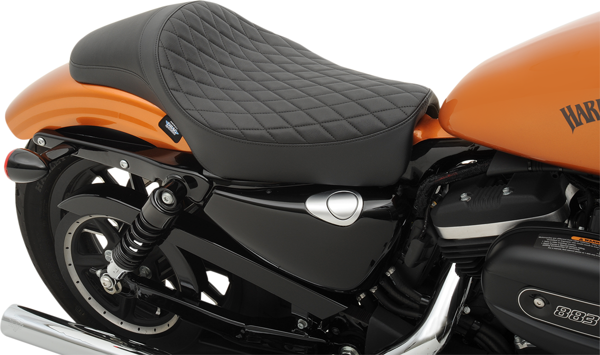 Drag Specialties Extended Predator Seat – Diamond stitch – XL '04-'22 – view 3