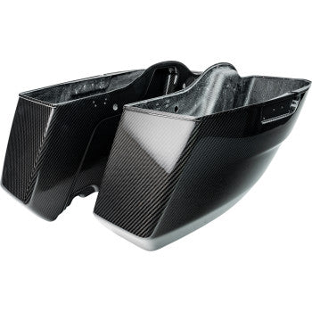 SlyFox Saddlebag Bottoms – Carbon Fiber for 2024–2025 Harley-Davidson FL Models (Gloss or Matte Clear)