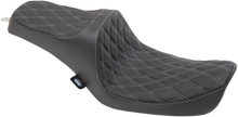 Drag Specialties Predator III Seat – Double Diamond – Silver Stitching – FXD '96-'03