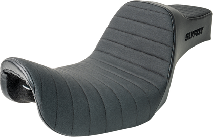 Slyfox High Noon Seat – Vinyl – Classic Stitch – Black Logo – Dyna '06-'17 – view 2