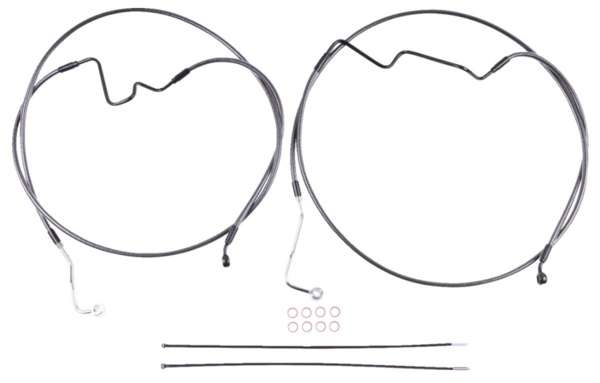 ABS Bagger front brake lines (PLUS 2") 2014-UP