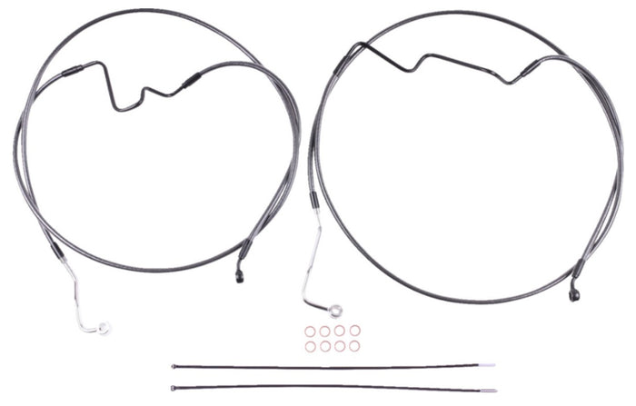 ABS Touring front brake lines (PLUS 2") 2014-UP
