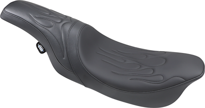 Drag Specialties Predator Seat – Flame Stitched – FLHR/FLHX '97-'07