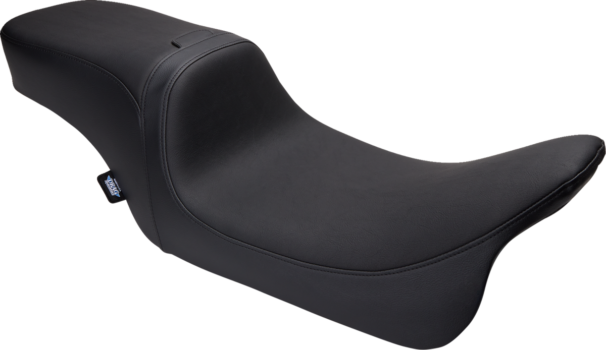 Drag Specialties Predator 2-Up Seat – Vinyl – Smooth – w/o Backrest – FLH/FLTR '08-'24