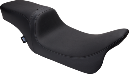 Drag Specialties Predator 2-Up Seat – Vinyl – Smooth – w/o Backrest – FLH/FLTR '08-'24