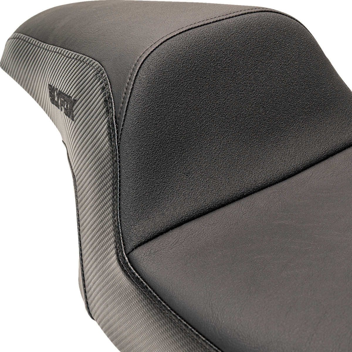 Slyfox Drifter Seat – Black Logo – Smooth Vinyl – Carbon Fiber – FL '97-'07 – view 2