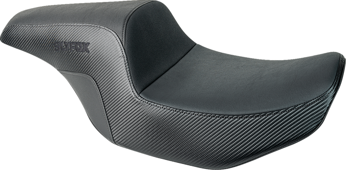Slyfox Drifter Tour Seat – Vinyl w/ Slipstop – Black Logo – FL '23-'24